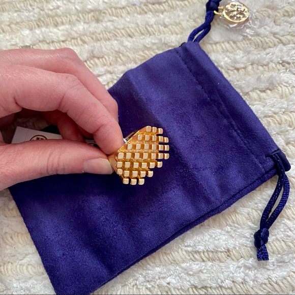 NWT Tory Burch gold spiked statement ring - Picture 5 of 10